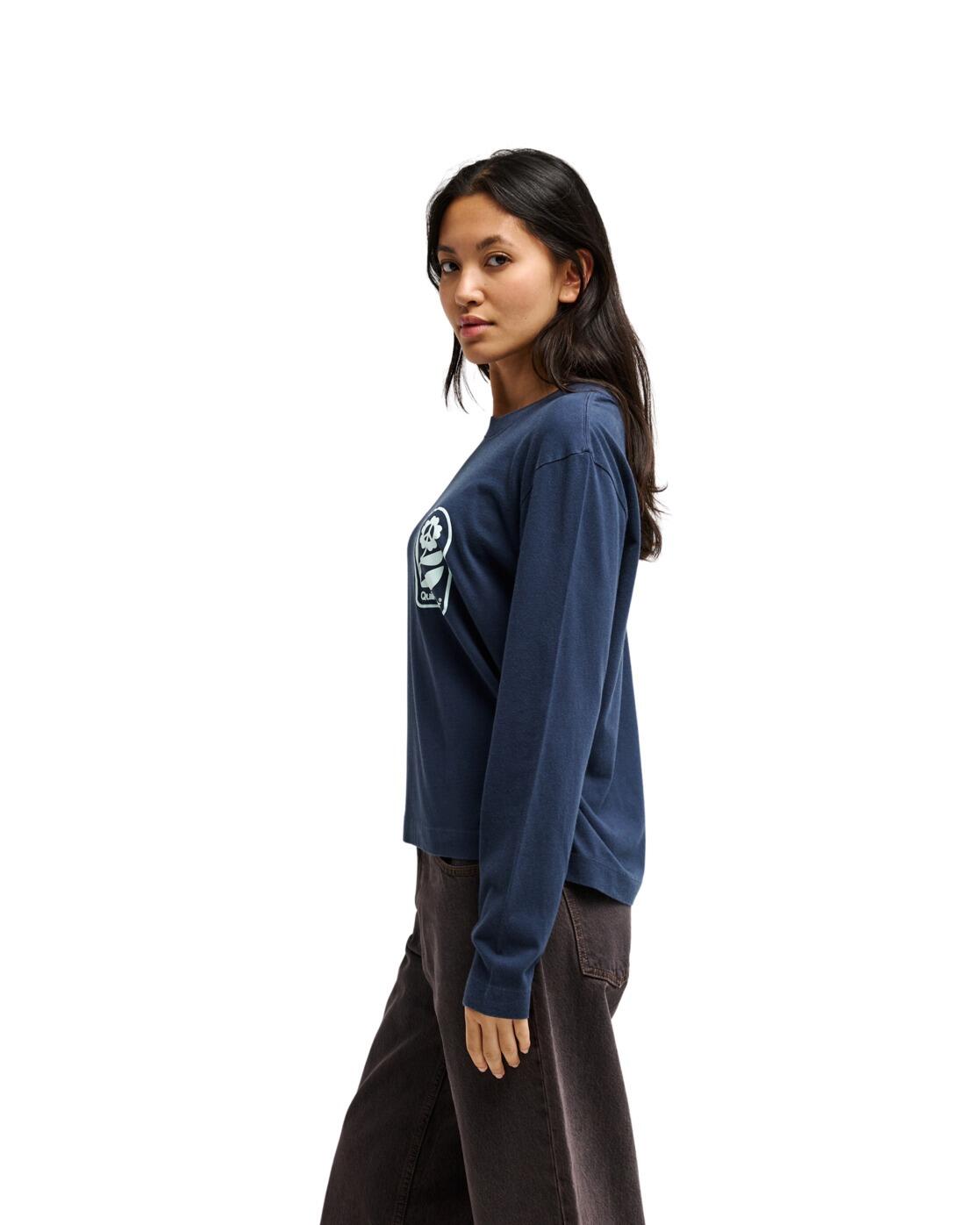 T-shirt met Lange Mouwen STANDARD Blau Dames 2/4