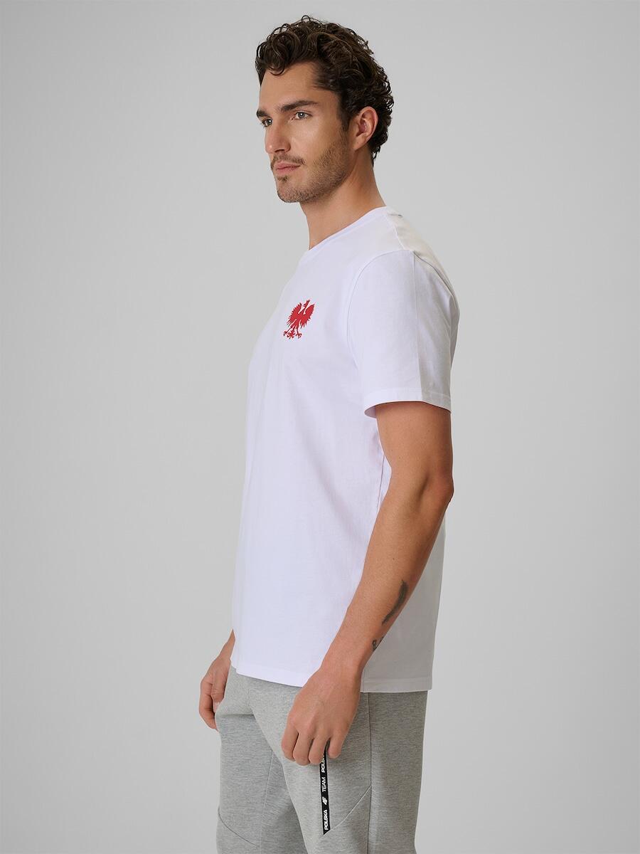 T-shirt bawełniany kibica męski 4F 4FRSS26TTSHM4203 4/7