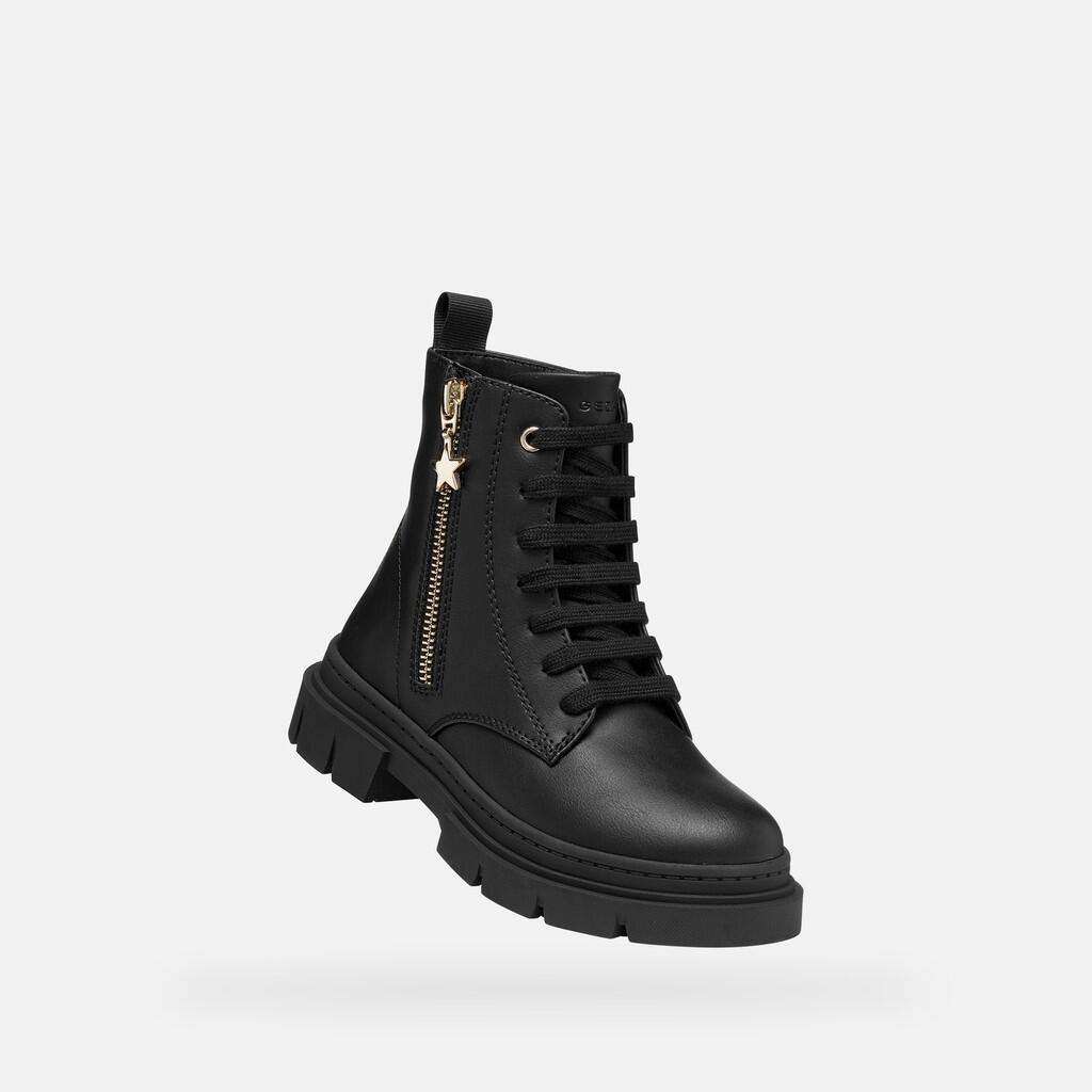 Bottines Fille J KARSYN GIRL Noir 6/7