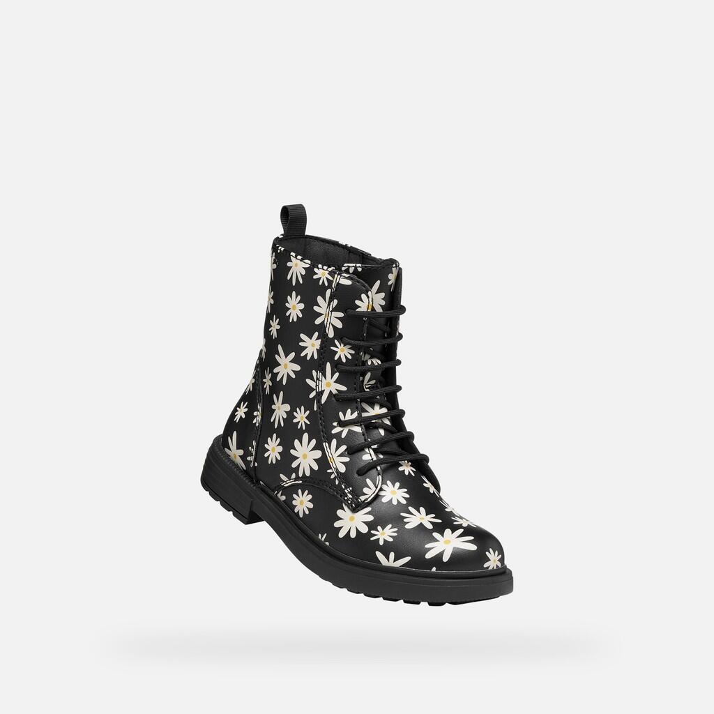 Bottines Fille J ECLAIR GIRL Noir/Ivoire Clair 5/7