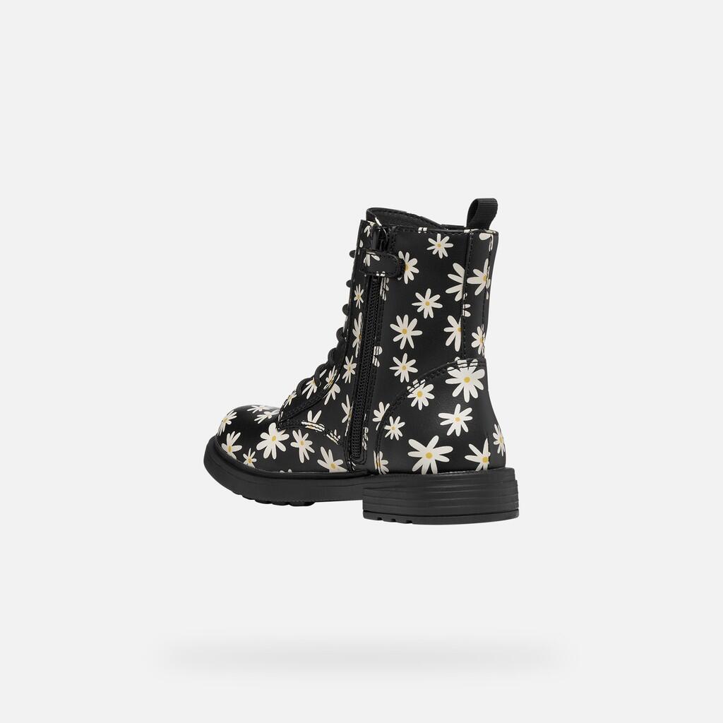 Bottines Fille J ECLAIR GIRL Noir/Ivoire Clair 4/7