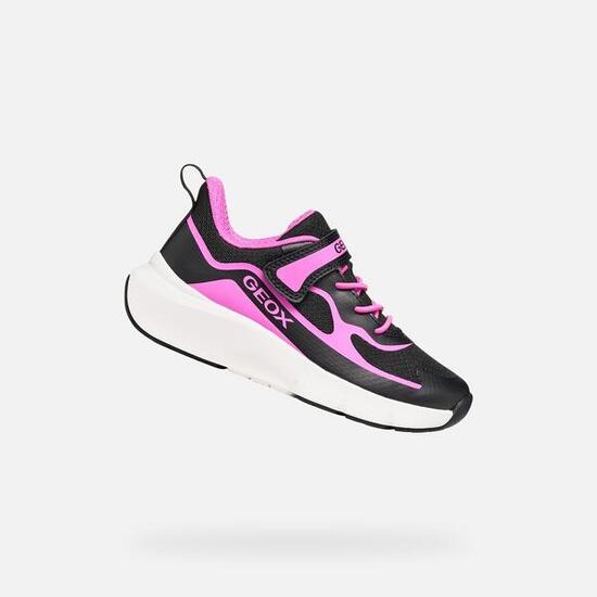 Baskets Fille PRO-RAN GIRL Noir/Fuchsia