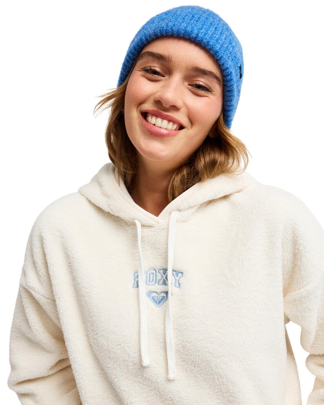 Sudadera de sherpa con capucha COOL CALLING Blanco Mujer 4/4