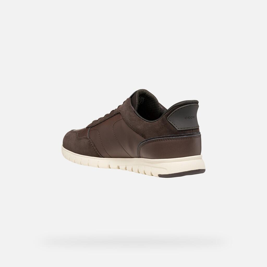 Geox FLEXTRIDEZERO PLUS Herren Leder Sneaker U66NEA 0BC22 C6005 Fast-in 5/7