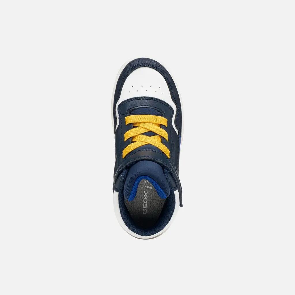 Baskets Garçon WASHIBA BOY Bleu Marine/Jaune 6/7