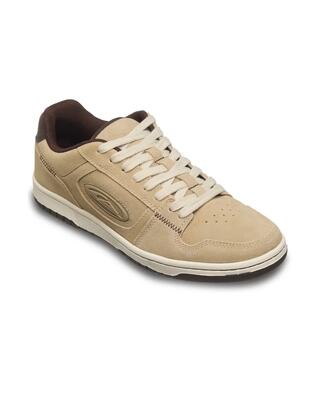 Skate-geïnspireerde sneakers slam suede braun heren