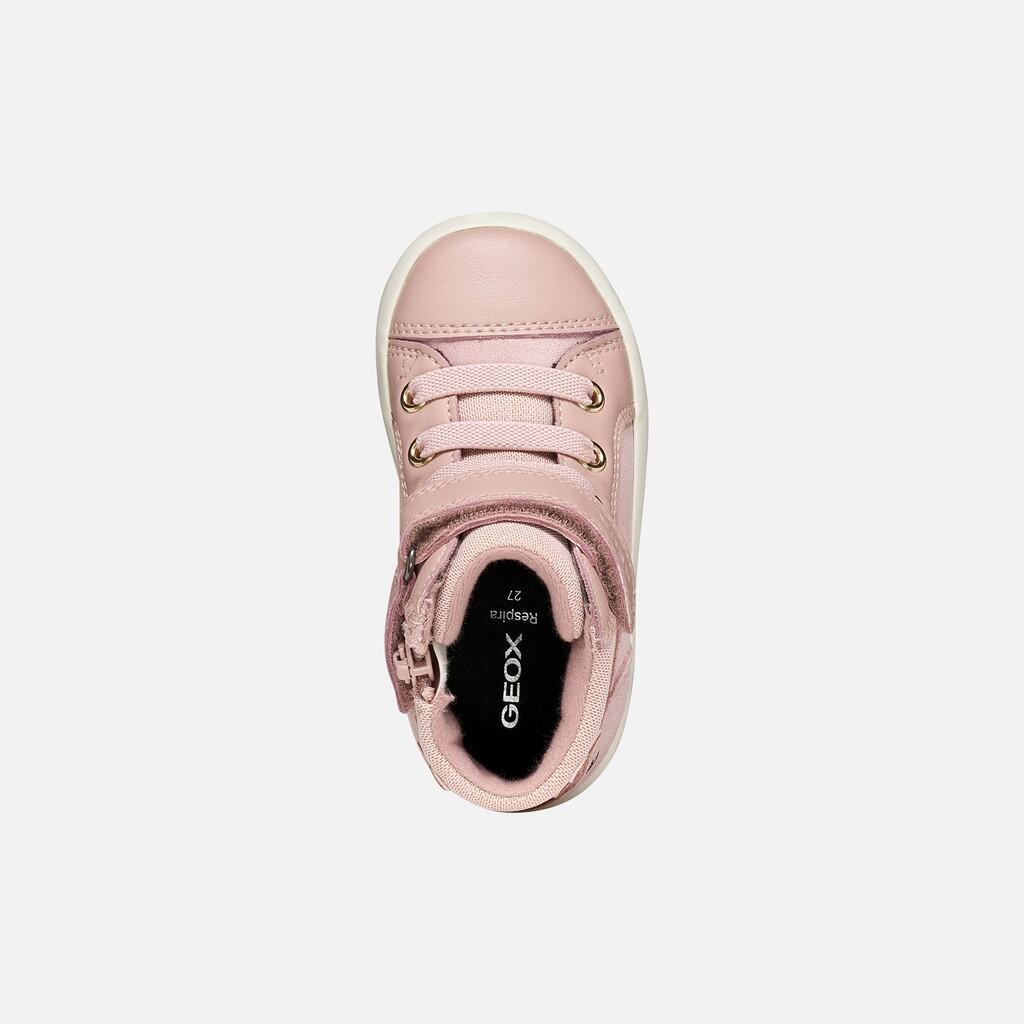 Baskets Bébé Fille B GISLI GIRL Vieux Rose 6/7