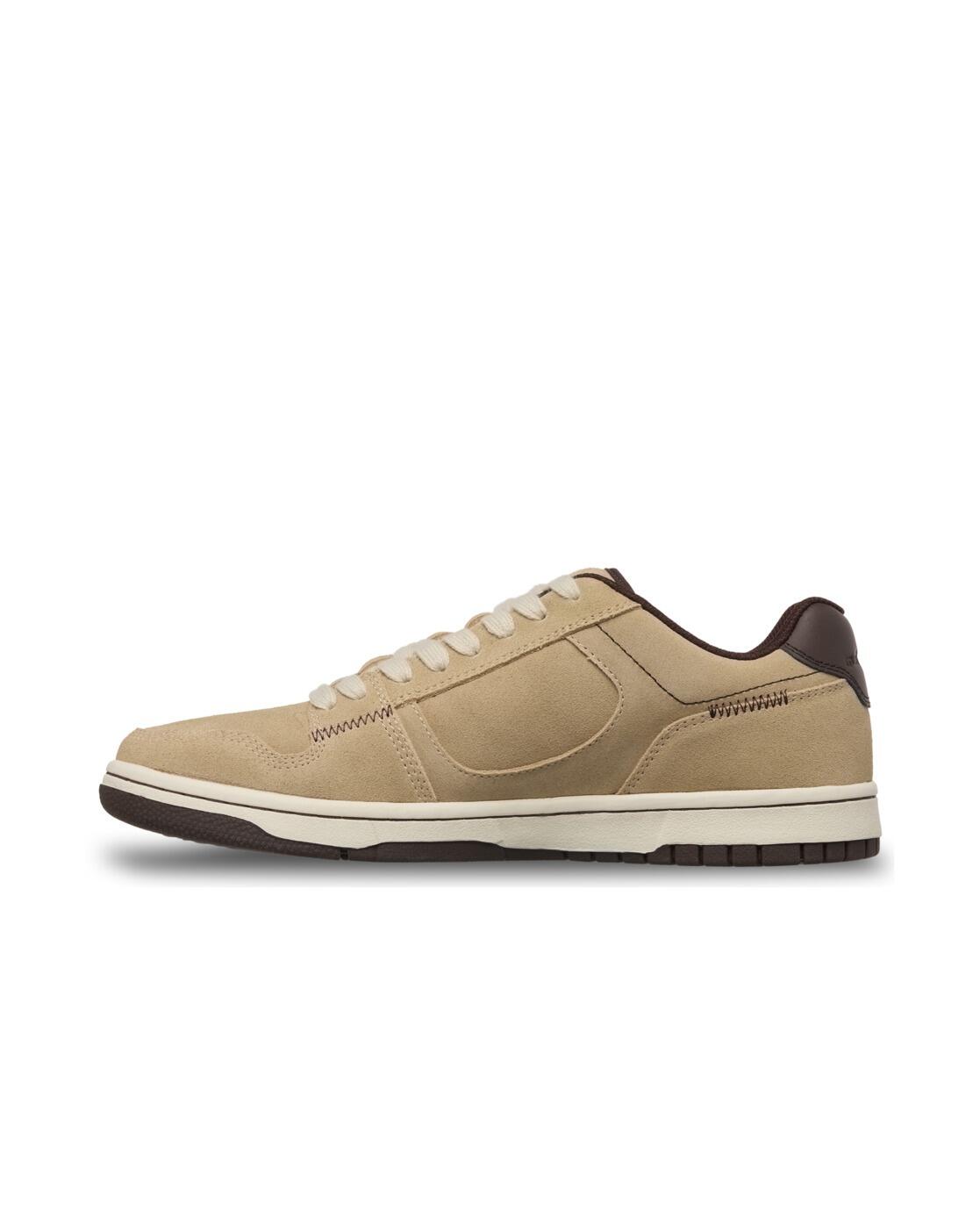 Skate-geïnspireerde sneakers SLAM SUEDE Braun Heren 3/4