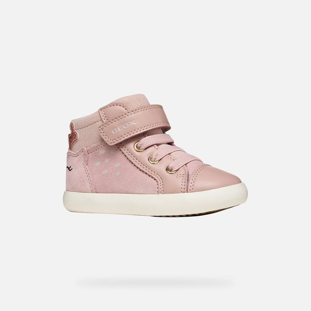 Baskets Bébé Fille B GISLI GIRL Vieux Rose 3/7