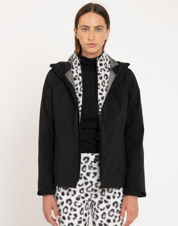 Veste - Montagne - Femme - Déperlante, chaude, coupe cintrée - Nakoh - Noir 1/1