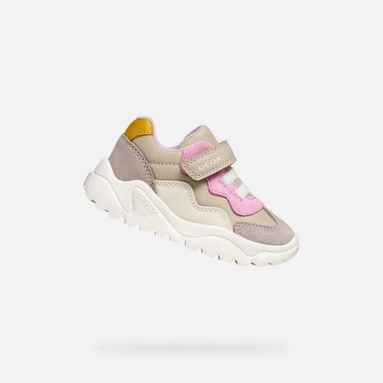 Baskets Bébé Fille CIUFCIUF BABY GIRL Beige/Rose Foncé