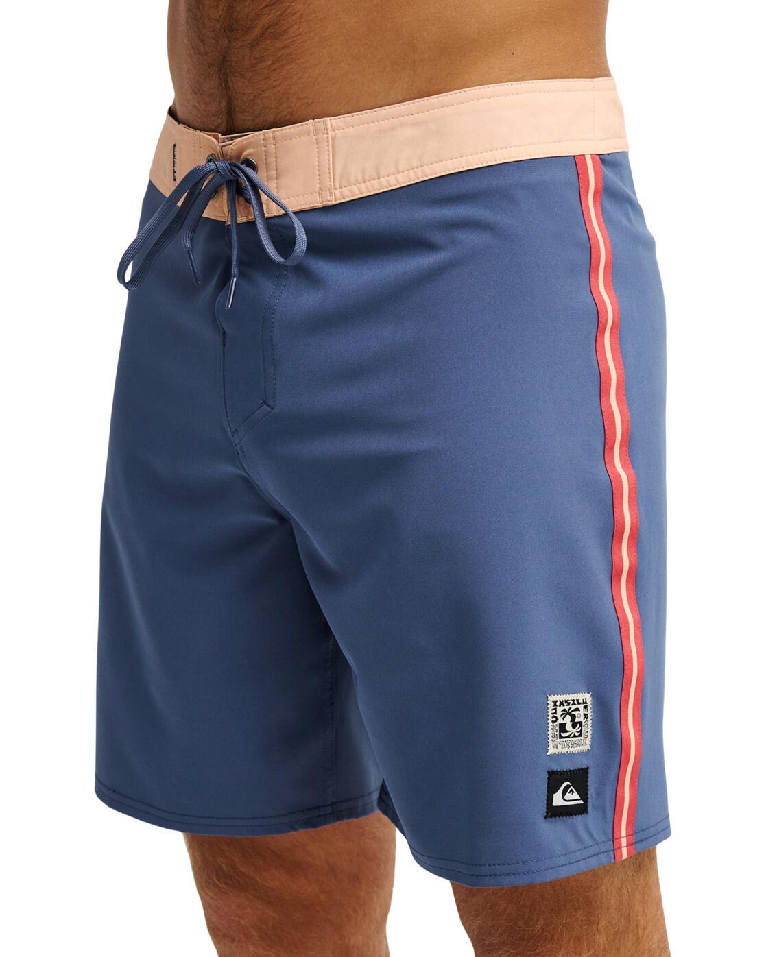 Boardshort SURFSILK BEACH DAZE 18" Blau Heren 4/4