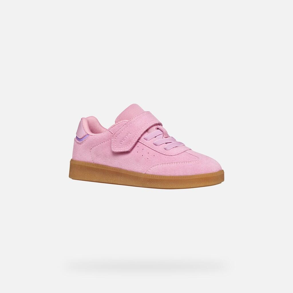Baskets Fille J NEW EMBERLIX GIRL Rose Foncé/Violet 4/7