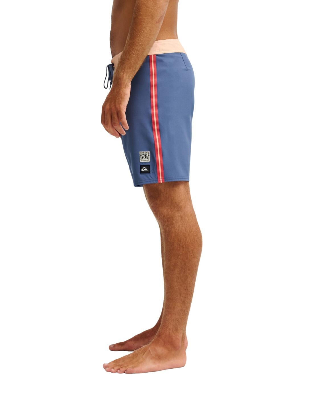Boardshort SURFSILK BEACH DAZE 18" Blau Heren 3/4