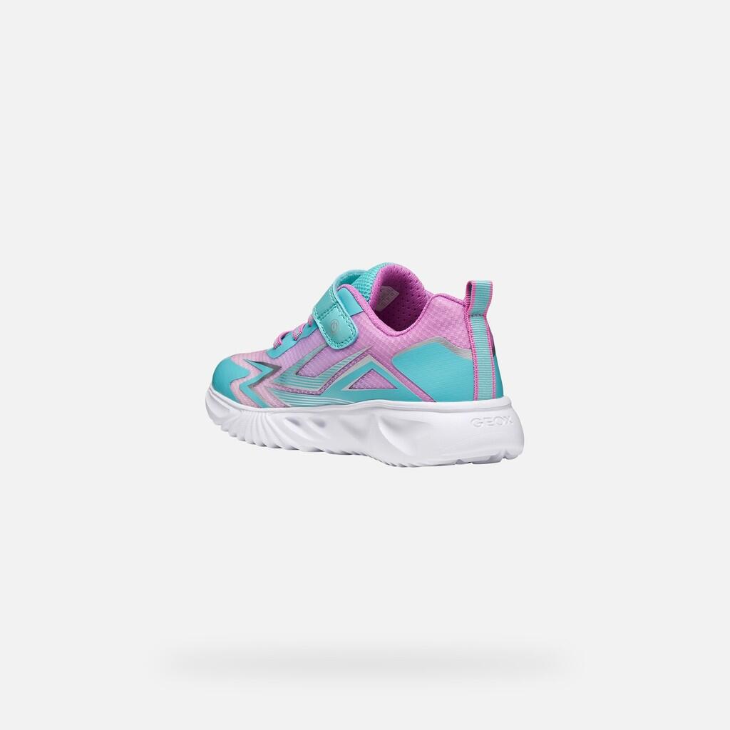 Baskets Fille J ASSISTER GIRL Bleu Clair/Rose 4/7