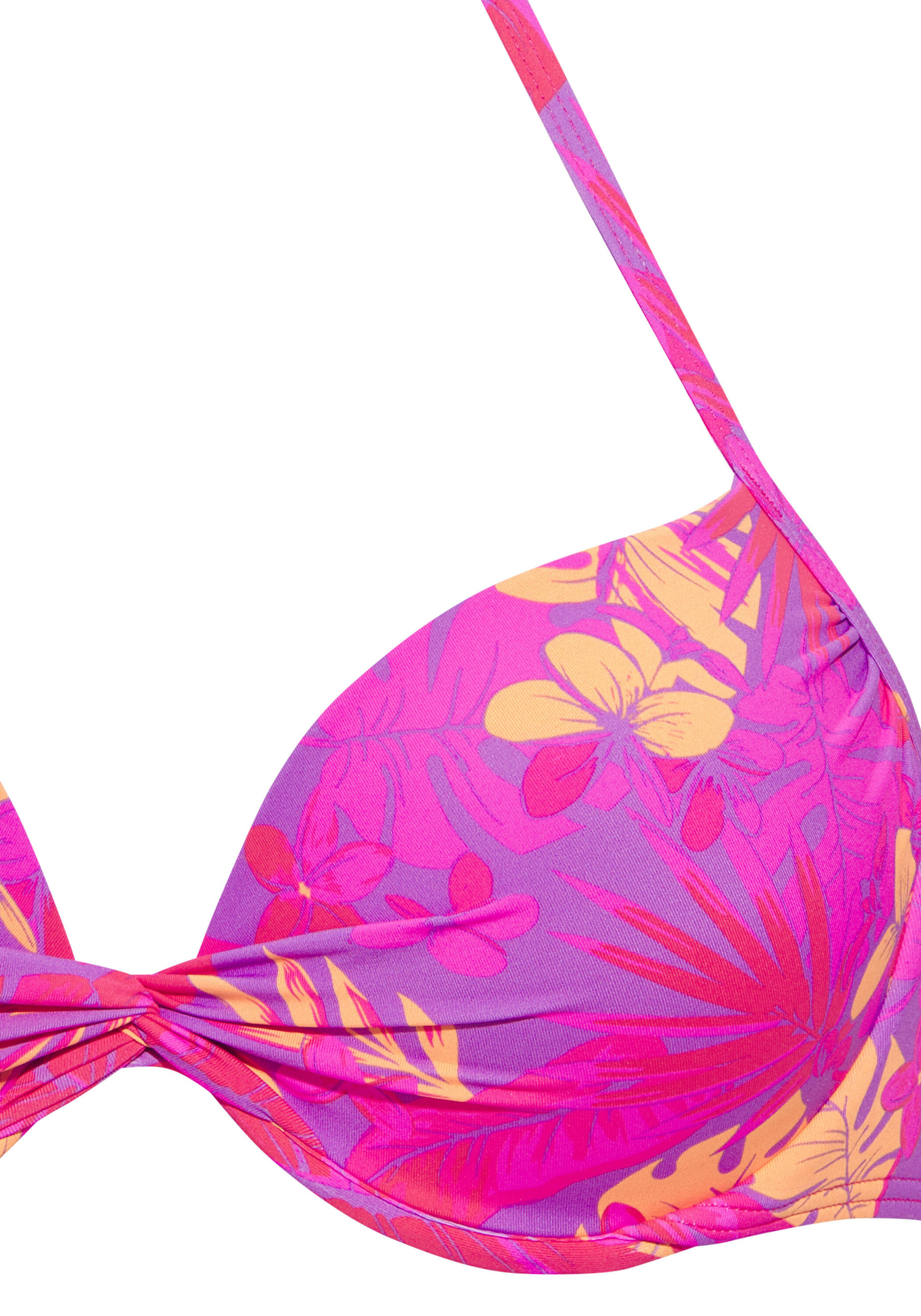 Damen Push-Up-Bikini-Top 3/4