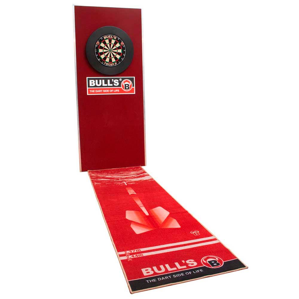 "BULL'S Carpet-Mat "180" red" 2/4