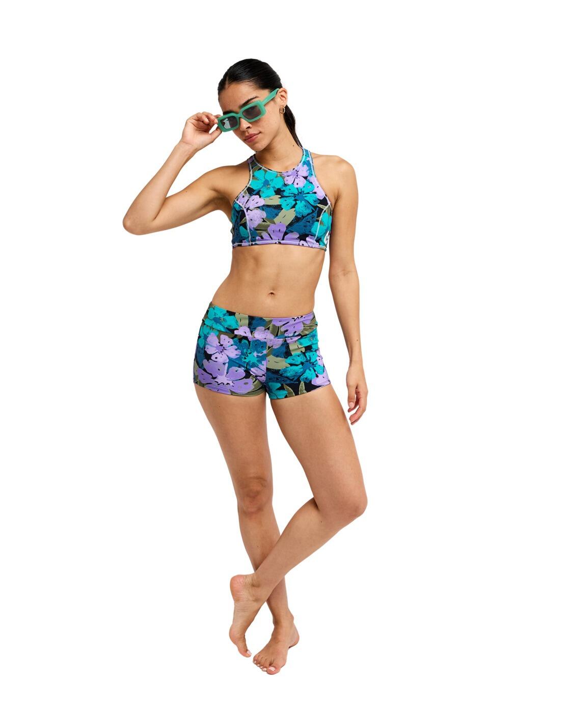 Haut de bikini cropped Violet Femme 4/4