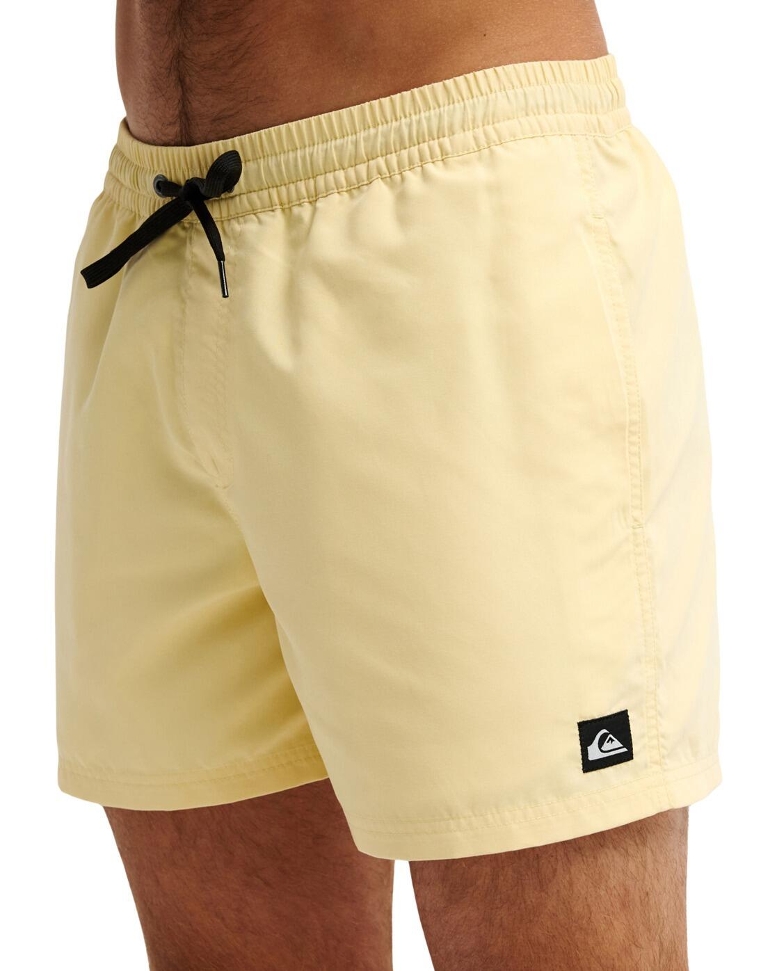 Zwembroek EVERYDAY SOLID VOLLEY 15" Gelb Heren 4/4