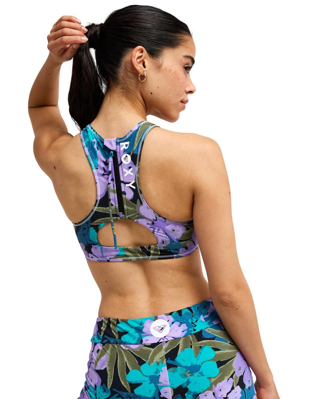Haut de bikini cropped Violet Femme 2/4