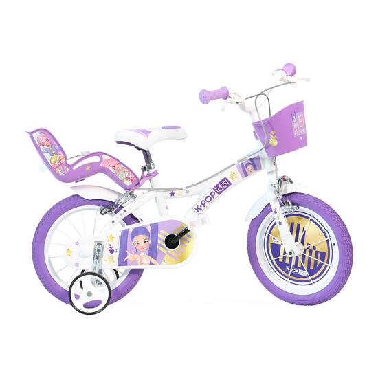 Kinderfiets 16 inch 5-7 jaar K-Pop Idol