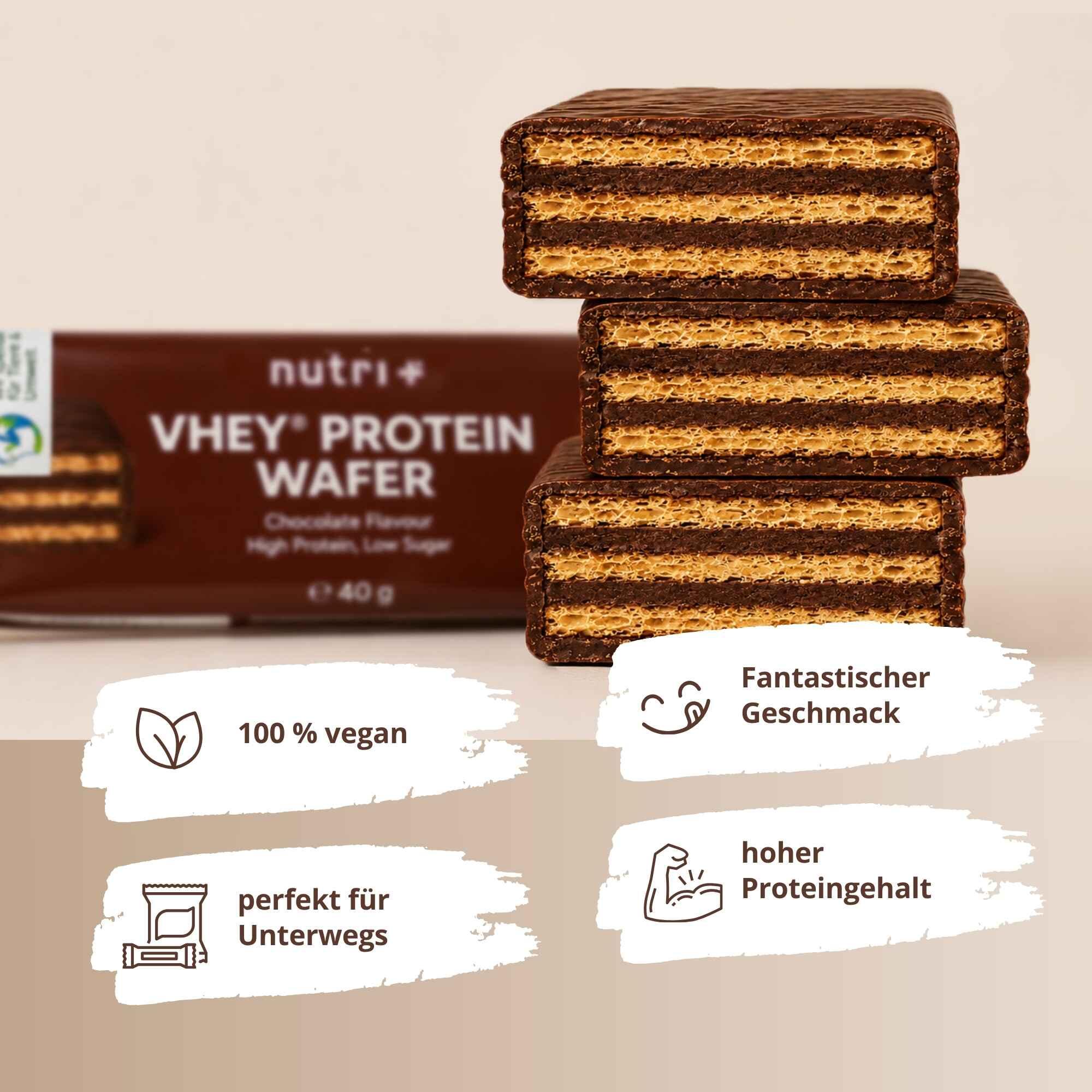 VHEY® Protein Wafer 40 g - 12er Box 3/5