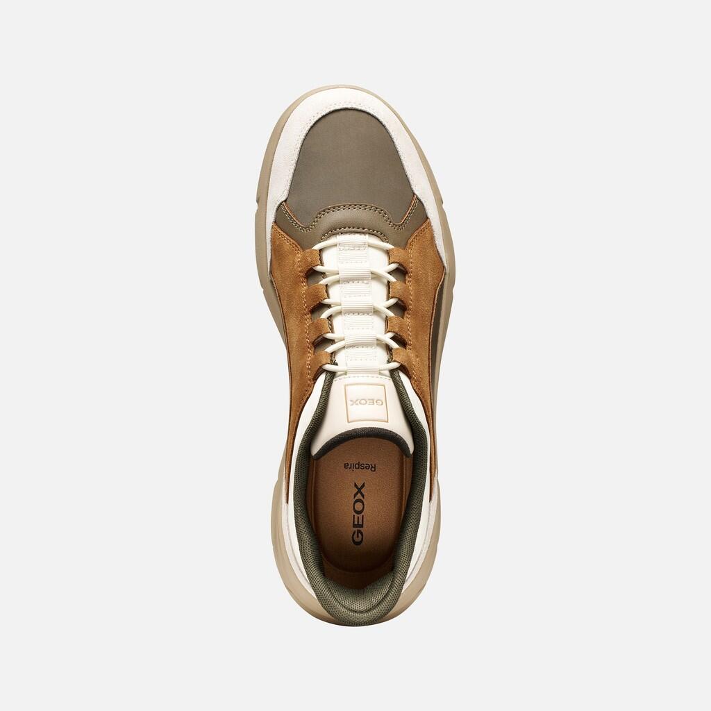 Baskets Homme VITTOUR PLUS MAN Vert Militaire/Beige Clair 7/7
