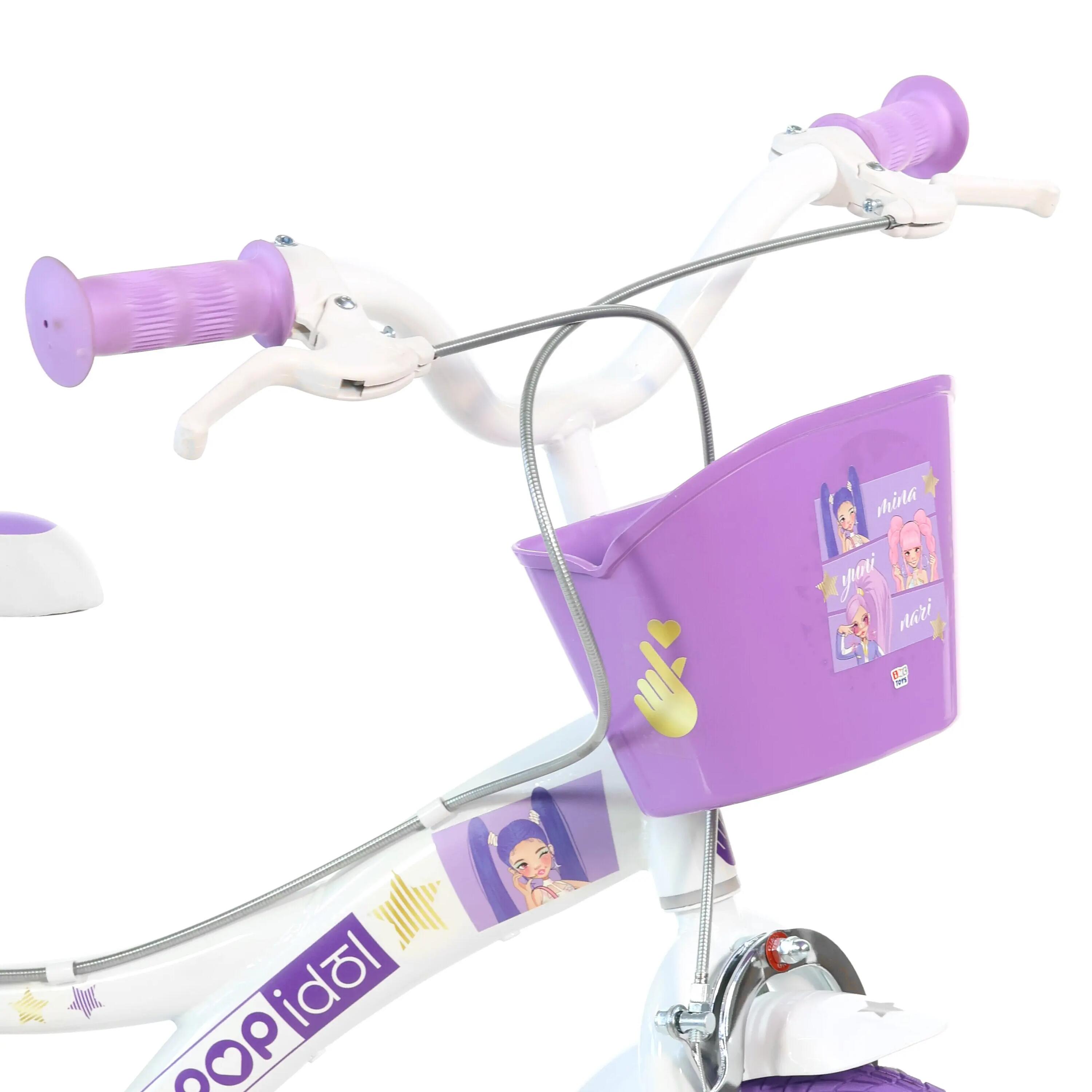 Bicicletta Bambina 14" K-Pop Idol 4-6 anni 3/4