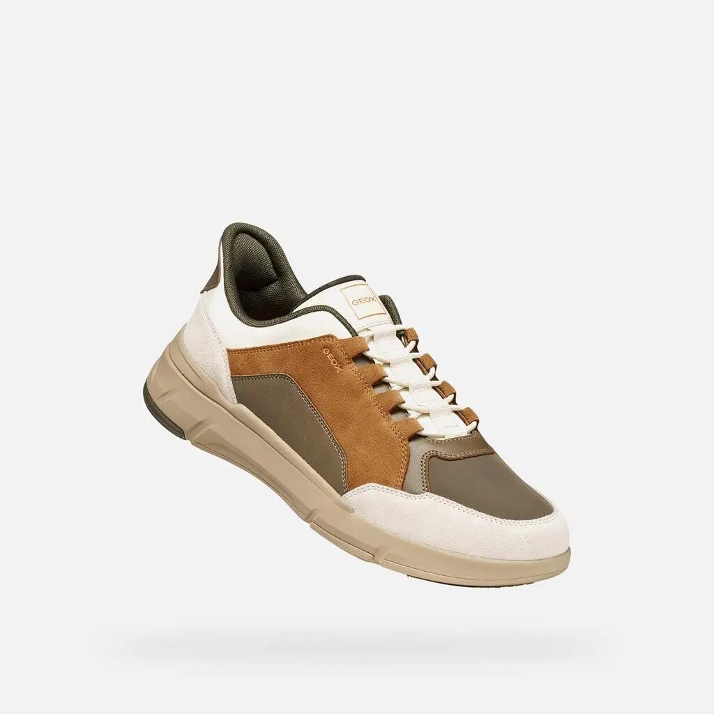 Baskets Homme VITTOUR PLUS MAN Vert Militaire/Beige Clair 6/7