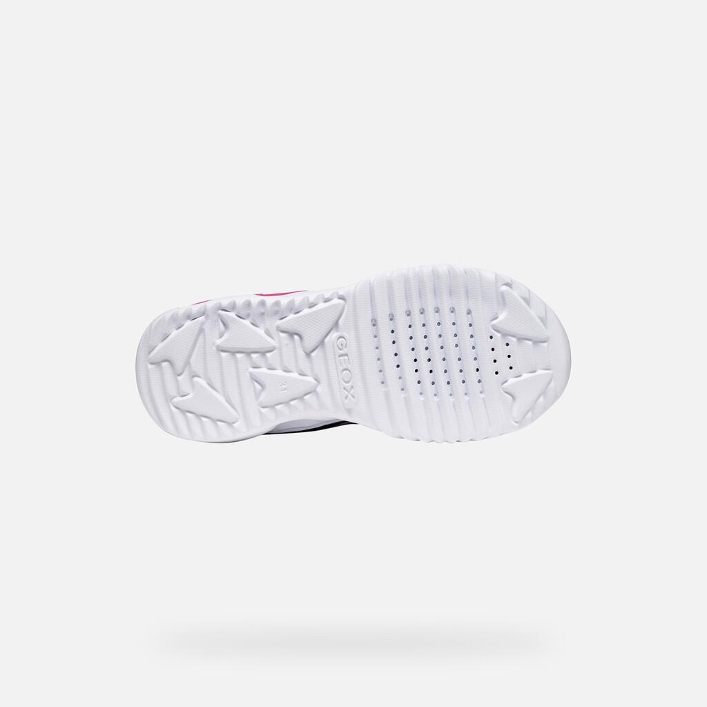 Baskets Fille J ASSISTER GIRL Bleu Marine/Fuchsia 7/7