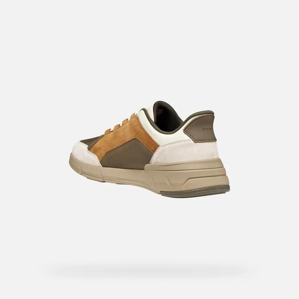 Baskets Homme VITTOUR PLUS MAN Vert Militaire/Beige Clair 5/7