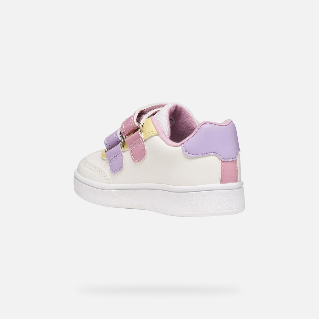Baskets Bébé Fille ECLYPER BABY GIRL Blanc/Rose 4/7