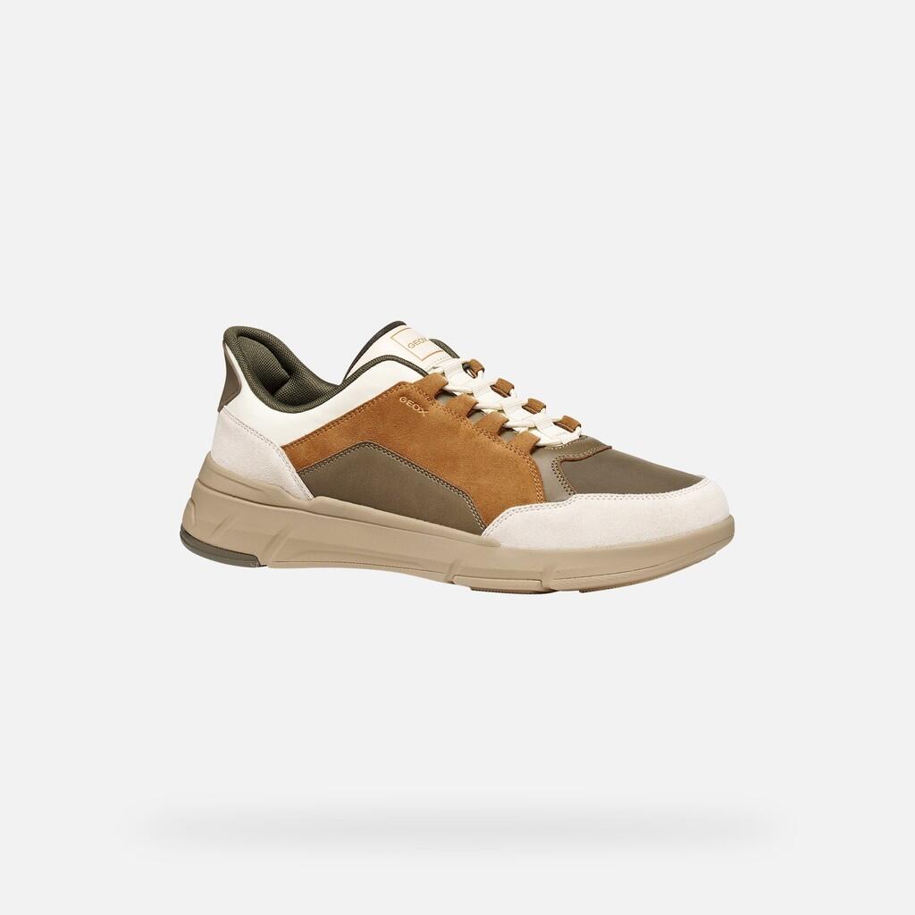 Baskets Homme VITTOUR PLUS MAN Vert Militaire/Beige Clair 4/7