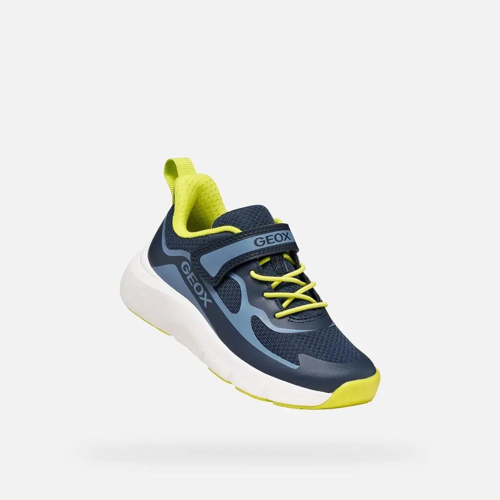 Baskets Garçon PRO-RAN BOY Bleu Marine/Bleu Clair 6/7