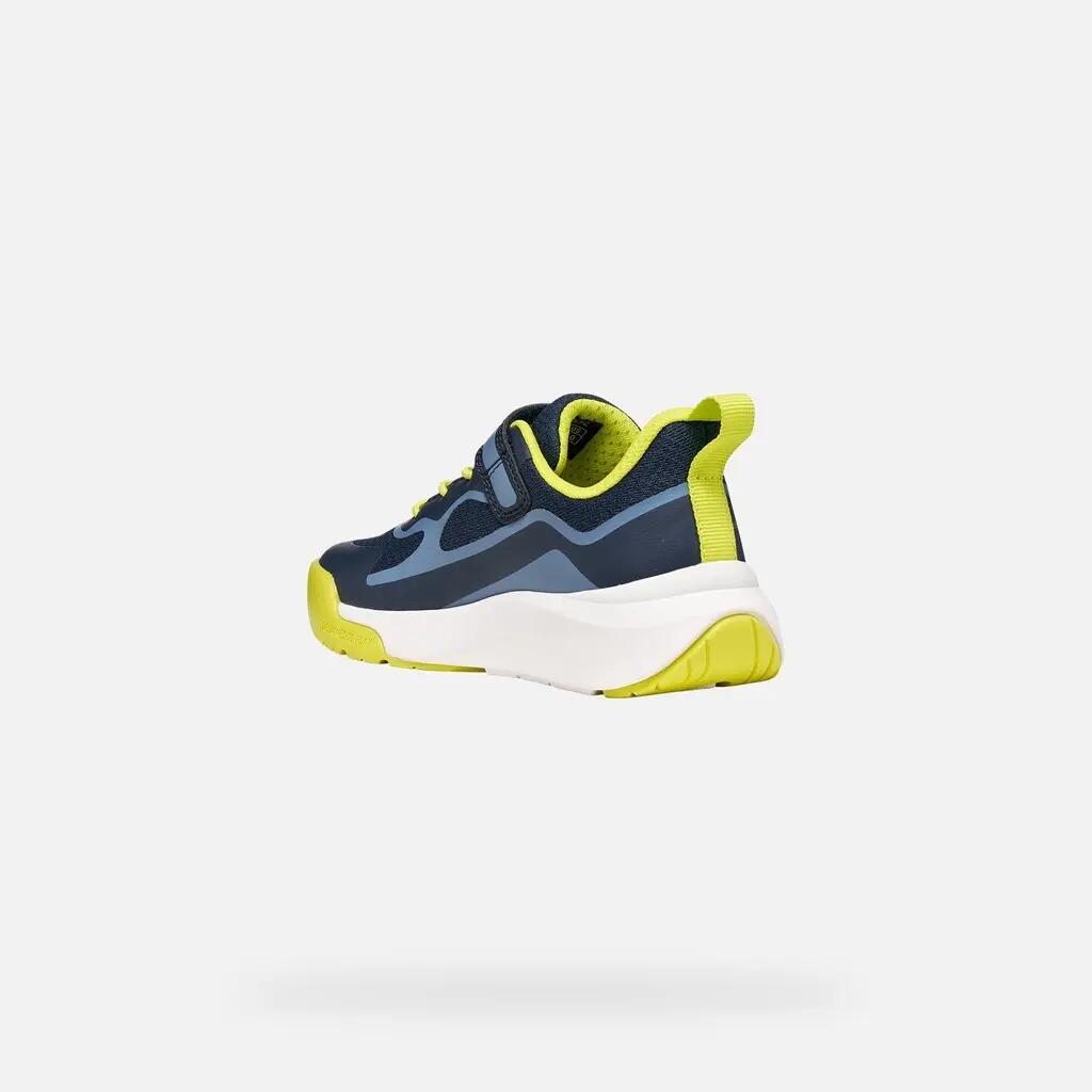 Baskets Garçon PRO-RAN BOY Bleu Marine/Bleu Clair 5/7