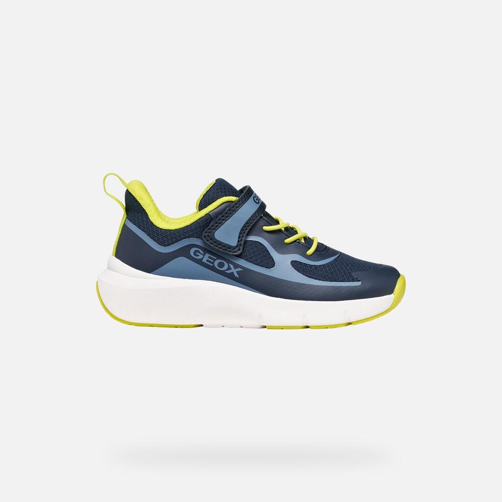 Baskets Garçon PRO-RAN BOY Bleu Marine/Bleu Clair 2/7