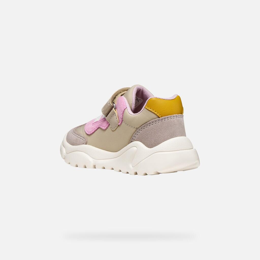 Baskets Bébé Fille CIUFCIUF BABY GIRL Beige/Rose Foncé 4/7