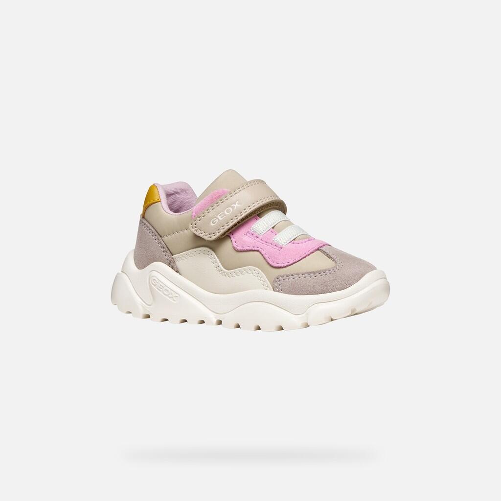Baskets Bébé Fille CIUFCIUF BABY GIRL Beige/Rose Foncé 3/7