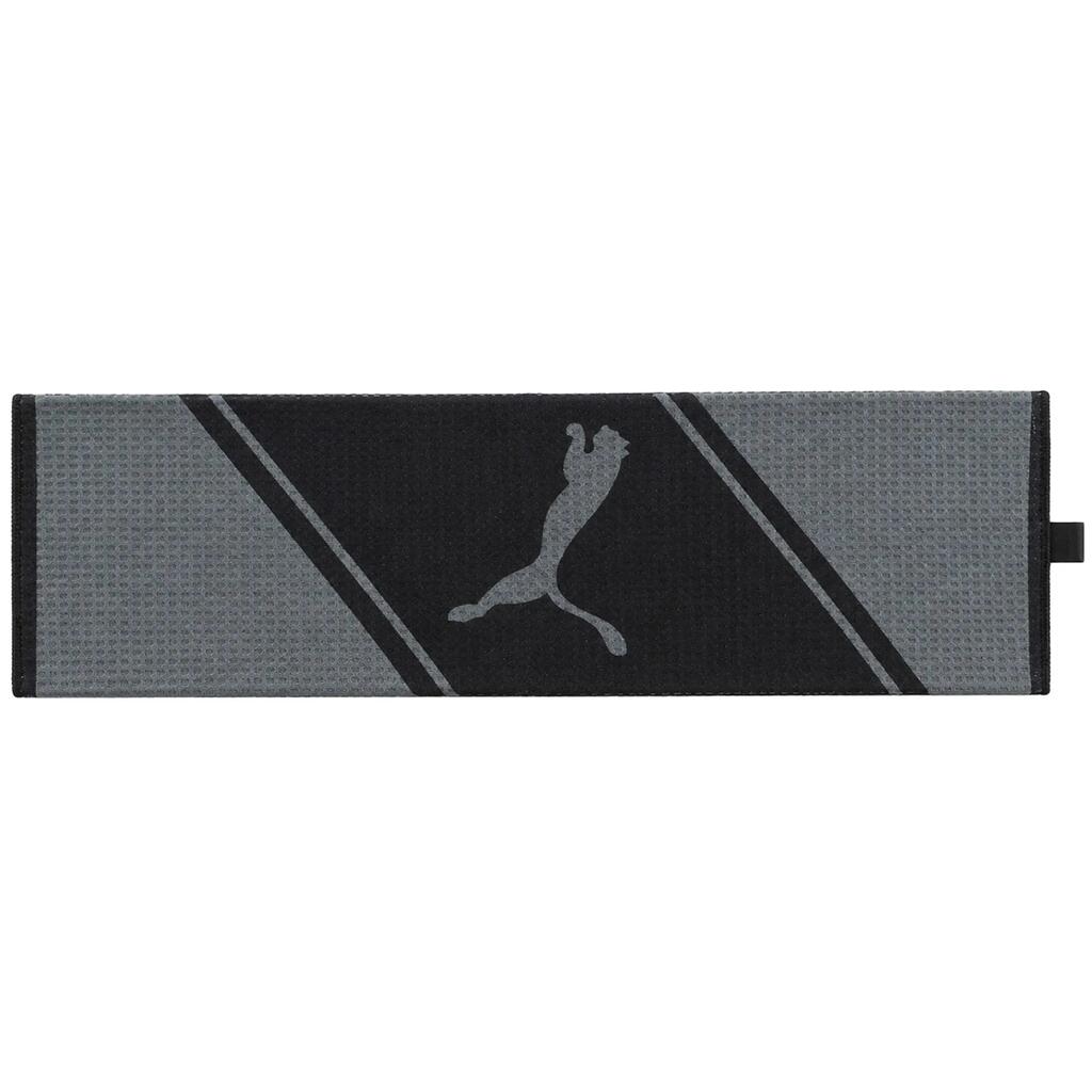 Puma Microfiber Tri-Fold Black Golf Towel