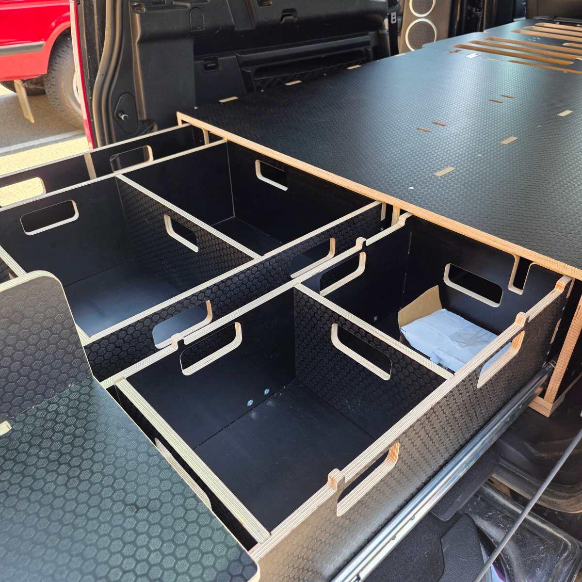 Module Tiroirs et Lit HRB pour Land Rover Discovery 3/4 7/13