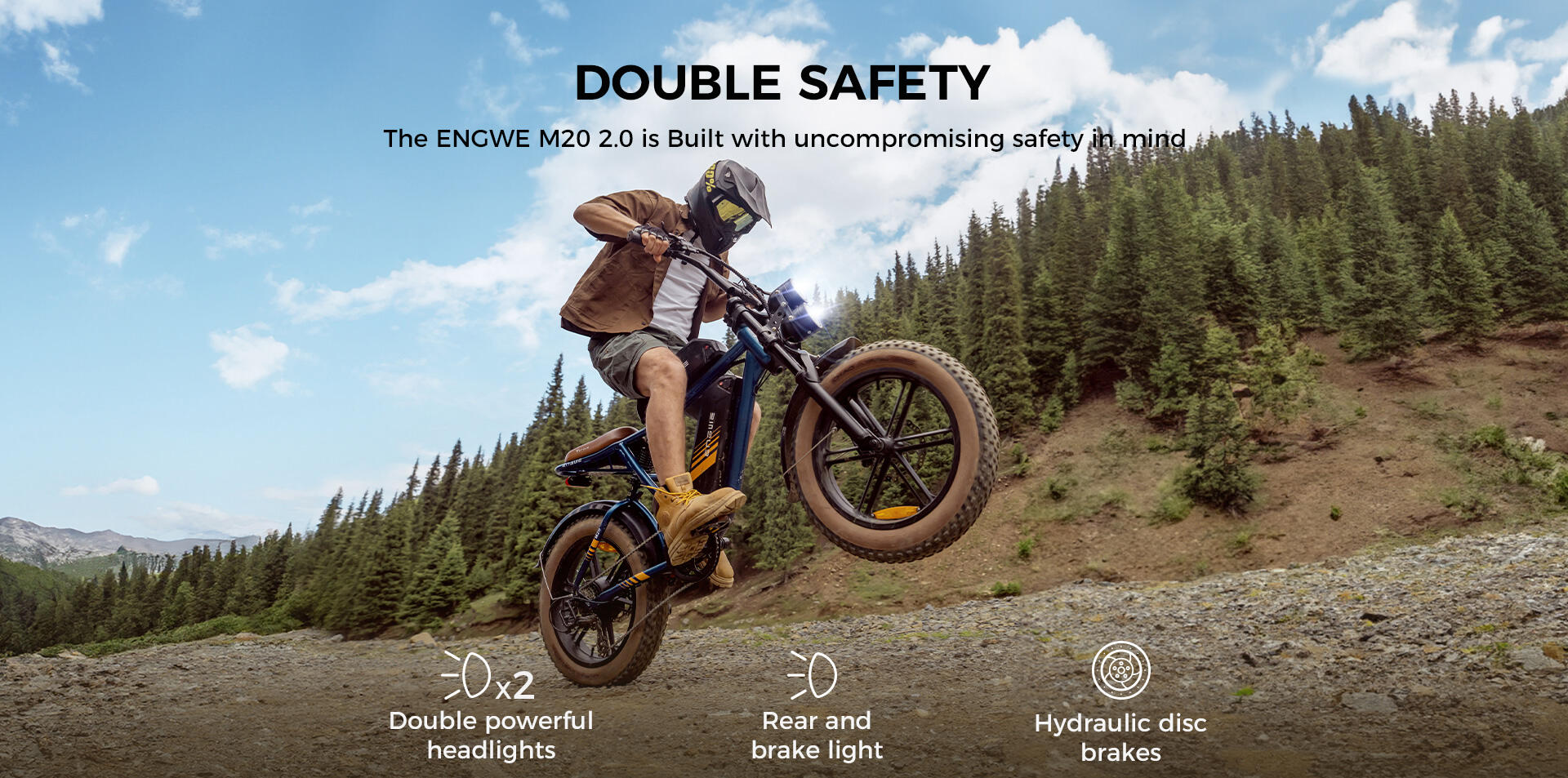 Bicyclette électrique pour adultes ENGWE M20 48V13AH Battery*2 9/10