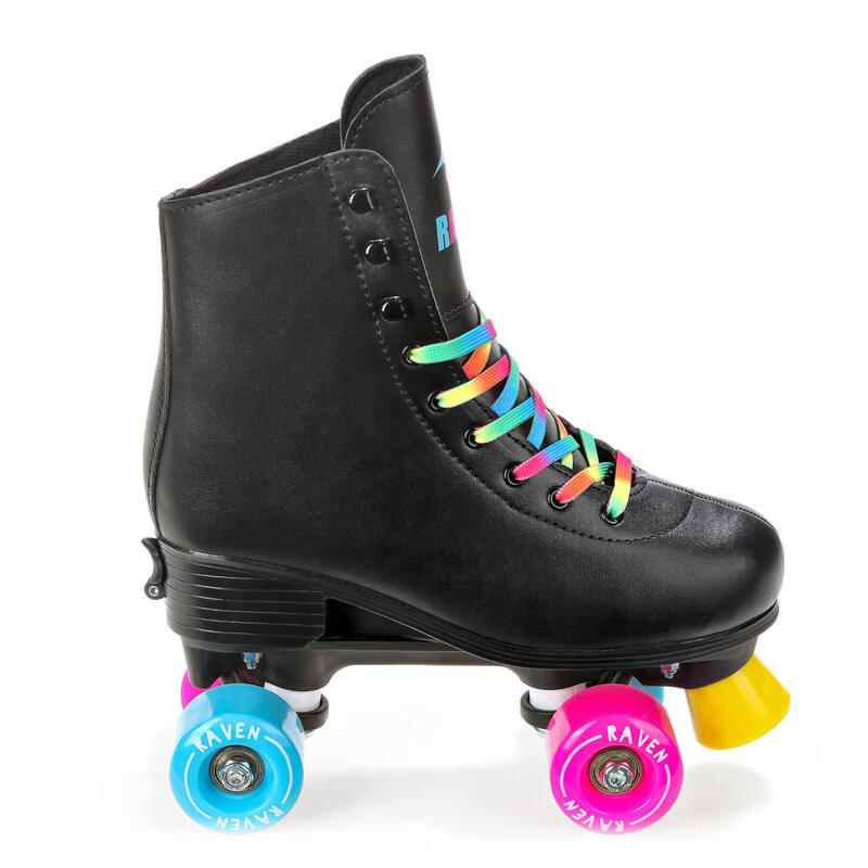 Patins de 4 rodas clássicos ajustável Raven Iris Preto