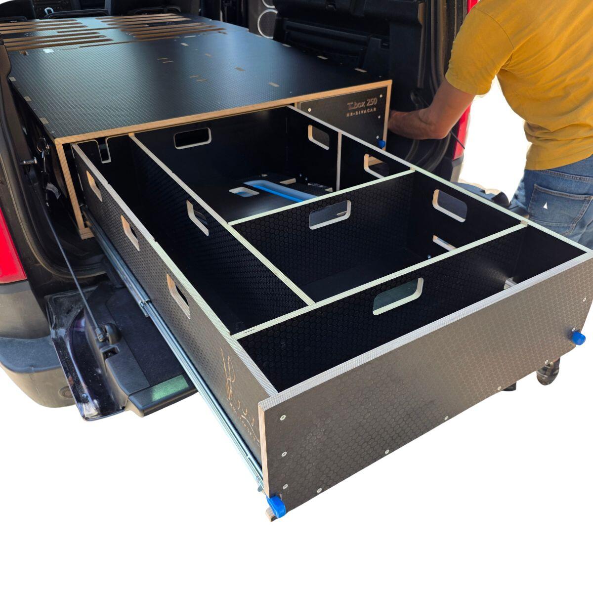Module Tiroirs et Lit HRB pour Land Rover Discovery 3/4 11/13