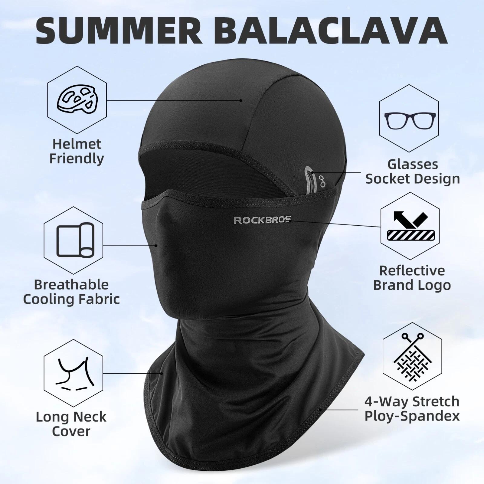 ROCKBROS Sommer Balaclava Sturmhaube 2/8