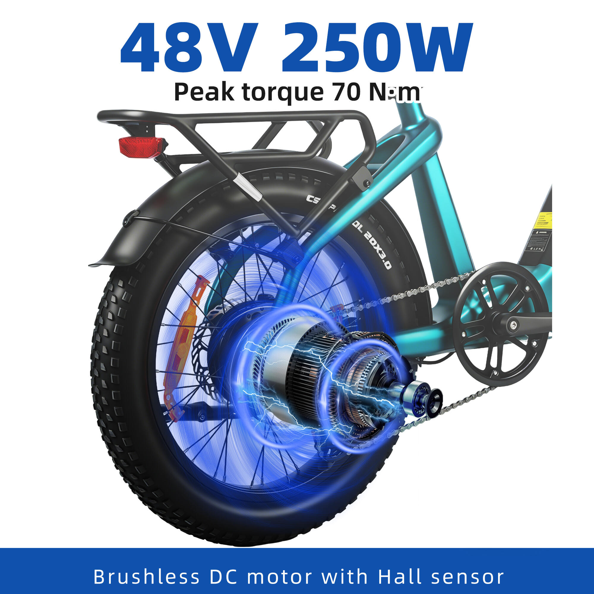 TTGO F8 Pedelec City EBike, 7-biegowa skrzynia biegów 5/7