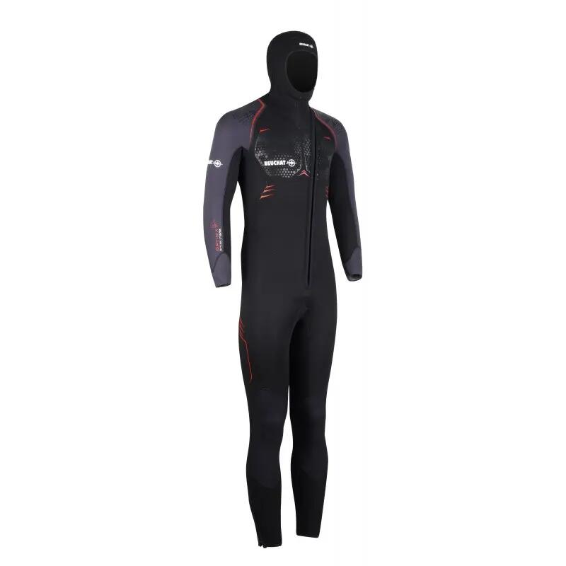 Combinaison de plongée Beuchat Optima 2 cagoule 7 mm - Taille L Large 5/7