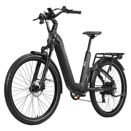 Elektrische fiets voor volwassenen TTGO E-SUVO batterij 48V15Ah banden 27,5 inch