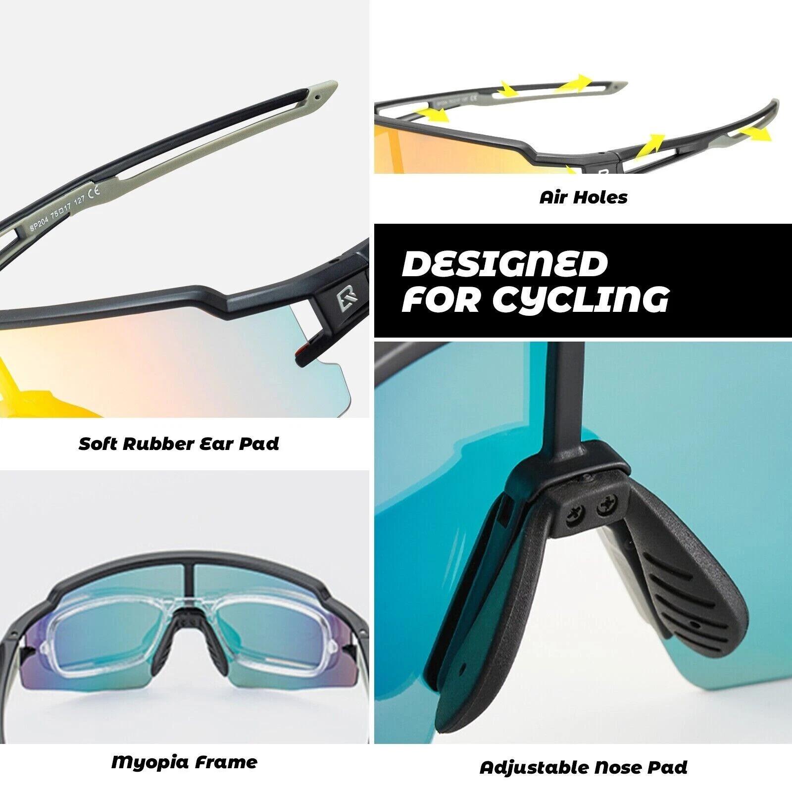 ROCKBROS Polarisierte Sonnenbrille 6/9