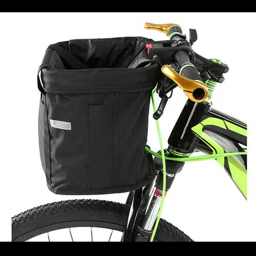 Coș de bicicletă robust, care poate fi atașat de ghidon, impermeabil 6/7