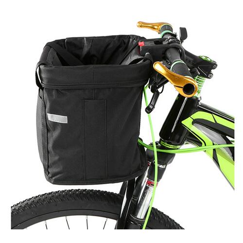 Coș de bicicletă robust, care poate fi atașat de ghidon, impermeabil